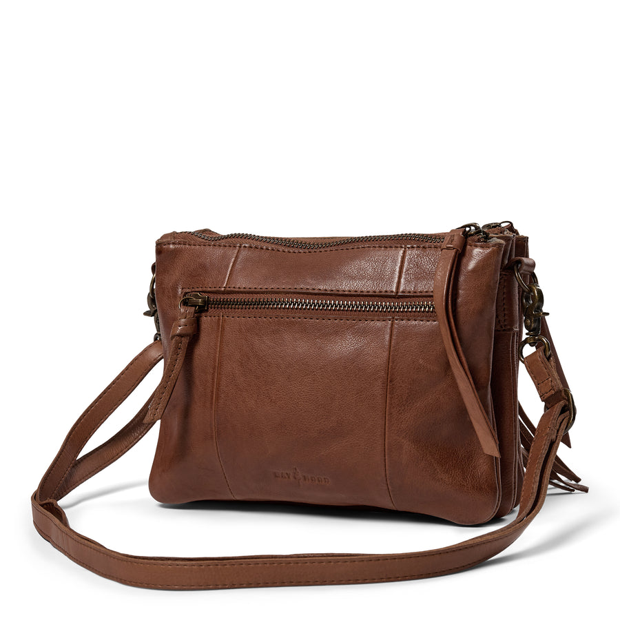 Day & Mood DayFay 3 Pocket Crossbody Crossbody Cognac