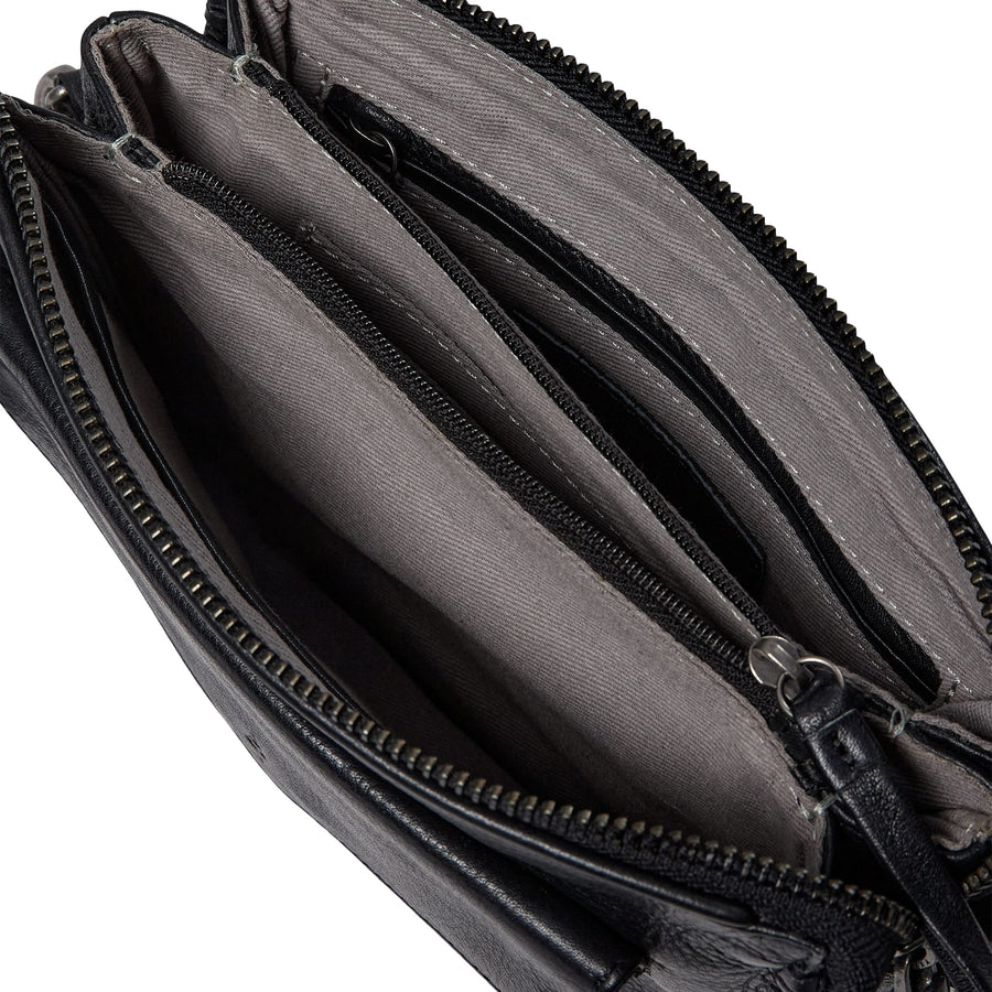 Day & Mood DayFia 3 Pocket Crossbody Crossbody Black