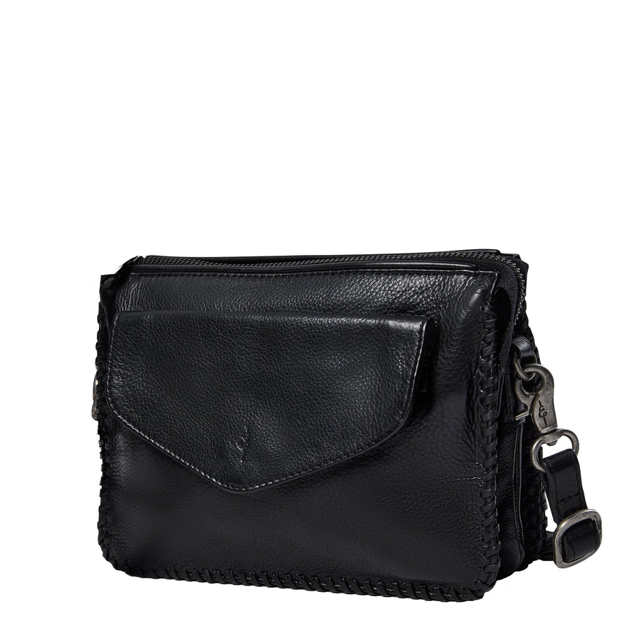 Day & Mood DayFia 3 Pocket Crossbody Crossbody Black