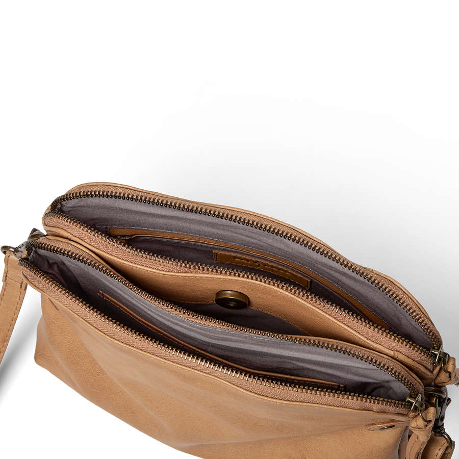 Day & Mood DayJenny 3 Room Crossbody Crossbody Camel