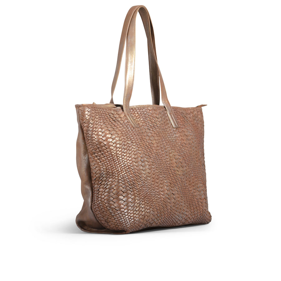 Day & Mood Kee Tote Tote Cognac Metallic