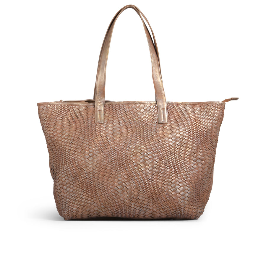 Day & Mood Kee Tote Tote Cognac Metallic